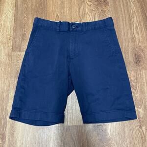Crewcuts Boys Solid Navy Blue Chino Shorts Adjustable Waist Size 12 Large